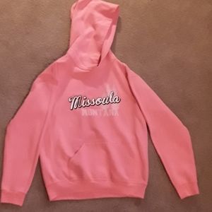 Pink hoodie